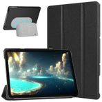 Caweet Google Pixel Tablet 2023 11 İnç için Kılıf - Ultra İnce Hafif Sert Arka Kabuk Üç Katlı Stand Kapağı Otomatik Uyku/Uyanma ile, Siyah