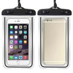 Cawooo Su Sporları, SUP, Kano ve Outdoor Aktiviteler İçin Su Geçirmez Telefon Kılıfı – Tüm Modellerle Uyumlu,Siyah