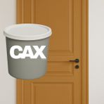 CAXCOLORS Ahşap-Metal Vernikli Kapı Akrilik Boya 1 Litre - AÇIK KAHVE