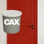 CAXCOLORS Ahşap-Metal Vernikli Kapı Akrilik Boya 1 Litre - KİREMİT