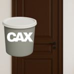 CAXCOLORS Ahşap-Metal Vernikli Kapı Akrilik Boya 1 Litre - KOYU KAHVE