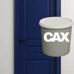 CAXCOLORS Ahşap-Metal Vernikli Kapı Akrilik Boya 1 Litre - KOYU MAVİ