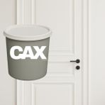 CAXCOLORS Ahşap-Metal Vernikli Kapı Akrilik Boya 1 Litre - MAT BEYAZ