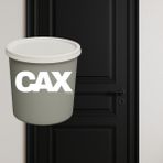 CAXCOLORS Ahşap-Metal Vernikli Kapı Akrilik Boya 1 Litre - MAT SİYAH
