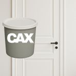 CAXCOLORS Ahşap-Metal Vernikli Kapı Akrilik Boya 1 Litre - PARLAK BEYAZ