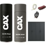 CAXCOLORS Ahşap&lake Dolap Boyası Özel Yapım Akrilik Sprey Boya 400 ml + Çizik Astarı - ANTRASİT GRİ