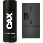 CAXCOLORS Buzdolabı Beyaz Eşya Dönüşüm Sprey Boyası 400 ml - ANTRASİT GRİ