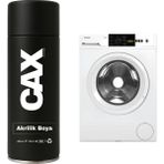CAXCOLORS Çamaşır-Kurutma Makinası Beyaz Eşya Dönüşüm Sprey Boyası 400 ml - PARLAK BEYAZ