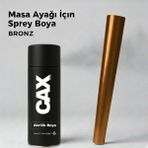 CAXCOLORS Cax Colors Masa Ayağı Mobilya Sprey Boya 400ML - Metal Ahşap Plastik Için Hızlı Kuru Parlak Boya - 400 ml - Altın