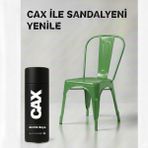 CAXCOLORS Cax Colors Metal Ahşap Plastik Sandalye Sprey Boya 400ML - Çizilmelere Dayanıklı Hızlı Kuru Boya - Yeşil