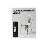 caxcolors CAX COLORS Metal Ahşap Plastik Sandalye Sprey Boya 400ml - Çizilmelere Dayanıklı Hızlı Kuru Boya