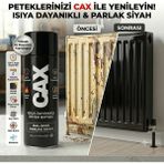 CAXCOLORS Cax Isıya Dayanıklı Kalorifer Petek Sprey Boyası 400 ml Sararma Yapmaz - [parlak Beyaz] - PARLAK SİYAH