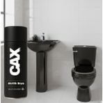 CAXCOLORS Cax Sprey Boya - Parlak Beyaz Lavabo Fayans ve Klozet Boyası - 400ML Suya Dayanıklı Akrilik Boya - Parlak Siyah