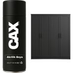 CAXCOLORS Demir&ahşap&plastik Dolap Boyası Özel Yapım Akrilik Sprey Boya 400 ml - ANTRASİT
