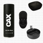 CAXCOLORS Duşakabin-Lavabo-Fayans-Klozet Spreyi Suya Dayanıklı Vernikli Sprey Boya 400 ml - MAT SİYAH