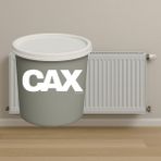 CAXCOLORS Lavabo-Fayans-Petek Dönüşüm Boyası Isıya ve Sıvıya Dayanıklı Akrilik Boya 1 Litre - AÇIK GRİ