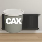 CAXCOLORS Lavabo-Fayans-Petek Dönüşüm Boyası Isıya ve Sıvıya Dayanıklı Akrilik Boya 1 Litre - ANTRASİT GRİ