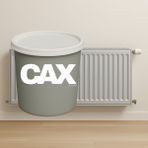 CAXCOLORS Lavabo-Fayans-Petek Dönüşüm Boyası Isıya ve Sıvıya Dayanıklı Akrilik Boya 1 Litre - METALİK GÜMÜŞ