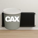 CAXCOLORS Lavabo-Fayans-Petek Dönüşüm Boyası Isıya ve Sıvıya Dayanıklı Akrilik Boya 1 Litre - PARLAK SİYAH