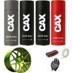 CAXCOLORS Metalik Sarı Araba Jant Sprey Akrilik Özel Yapım Sprey Boya Seti 400 ml Bant-Zımpara-Eldiven - METALİK SARI