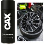 CAXCOLORS Piano Black Araba Jant Sprey Akrilik Boya 400 ml Kolay Uygulama ile Parlak Sonuç - PİANO BLACK