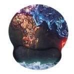 CAXUSD Ergonomik Mouse Bilek Desteği Nefes Alabilen Hafızalı Sünger Bilek Yastığı Oyun Ev Ve Ofis Için Konforlu Kullanım Önleyici Mouse Pad Aksesuarı