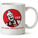 Çay Erdal Bakkalda Içilir Erb Porselen Kupa Bardak - Beyaz - 199 ml