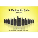 Çaycı Telsizi 1 Merkez 10 Şube Full Set