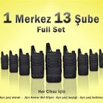 Çaycı Telsizi 1 Merkez 13 Şube Full Set