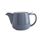 Çaydanlık 580ML Tea Sets Porcelain Teapot Colorful Handcrafted Tea Pot Stainless Steel Lid Extra-Fine Infuser to Brew Loose Leaf Tea Çay makinesi (Color : Blue)