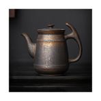 Çaydanlık 660ML Large-capacity Retro Teapot Household Large Teapot Pottery Pot Restaurant Flower Tea Tea Set Kettle Çay makinesi