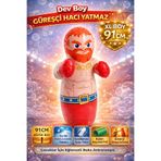 cayenna Dev Boy Hacıyatmaz 91 cm XL - Su Doldurulabilir Tabanlı Şişme Boks Torbası Çocuk Oyuncak