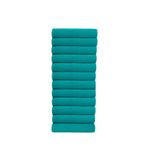Caymoon 12 Adet 50x90 cm Spor, Fitness, Kuaför, Berber Havlusu Leke Tutmayan, Antibakteriyel Toptan Havlu