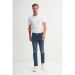 Caz 03505 Harden Denim Dar Kesim Erkek Kot Pantolon Mavi - 34 / 32