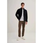 Caz 5127 Dik Yk. Polar Sweat Hırka Siyah
