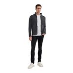 CAZ 56330 DİK YK. POLAR SWEAT HIRKA ANTRASİT ANTRASİT M