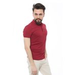 Cazador 22yceeo04613 Bordo Polo Yaka Erkek T-shirt