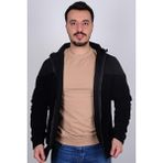 Cazador 23KCEEO05105 Siyah Önü Fermuarlı Erkek Polar