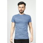 Cazador 4014 İndigo Bisiklet Yaka Erkek T-Shirt