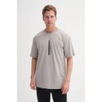 Cazador 4092 Erkek Bisiklet Yaka T-Shirt - Gri - M