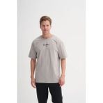 Cazador 4095 Erkek Bisiklet Yaka T-Shirt - Gri