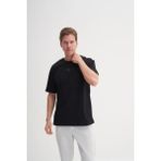 Cazador 4095 Erkek Bisiklet Yaka T-Shirt - Siyah