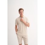Cazador 4104 Erkek Polo T-Shirt - Bej - XL