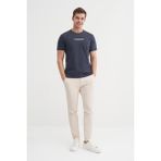 Cazador 4187 Erkek Bisiklet Yaka T-Shirt - Antrasit - M