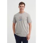 Cazador 4188 Erkek Bisiklet Yaka T-Shirt - Gri - M