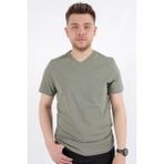 Cazador 4601 Erkek V Flamlı T-Shirt - Haki