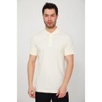 Cazador 4613 Ekru Polo Pike Erkek T-shirt