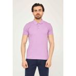 Cazador 4613 Lila Polo Erkek T-Shirt