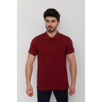 Cazador 4613 Polo Pike Bordo M Erkek T-shirt