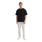 CAZADOR Bisiklet Yaka Relax Fit Pamuklu Dokulu Tişört Siyah, M, 25YCEEO04125, SİYAH, Erkek